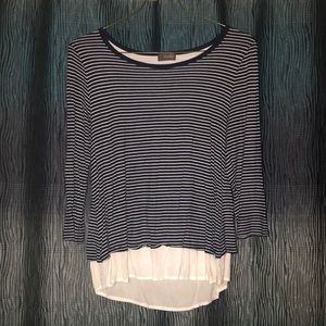Black Striped Sweatshirt